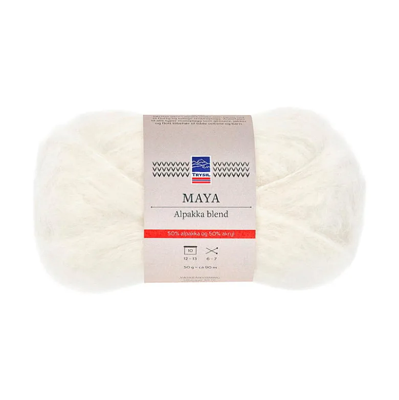 Garn Maya børstet