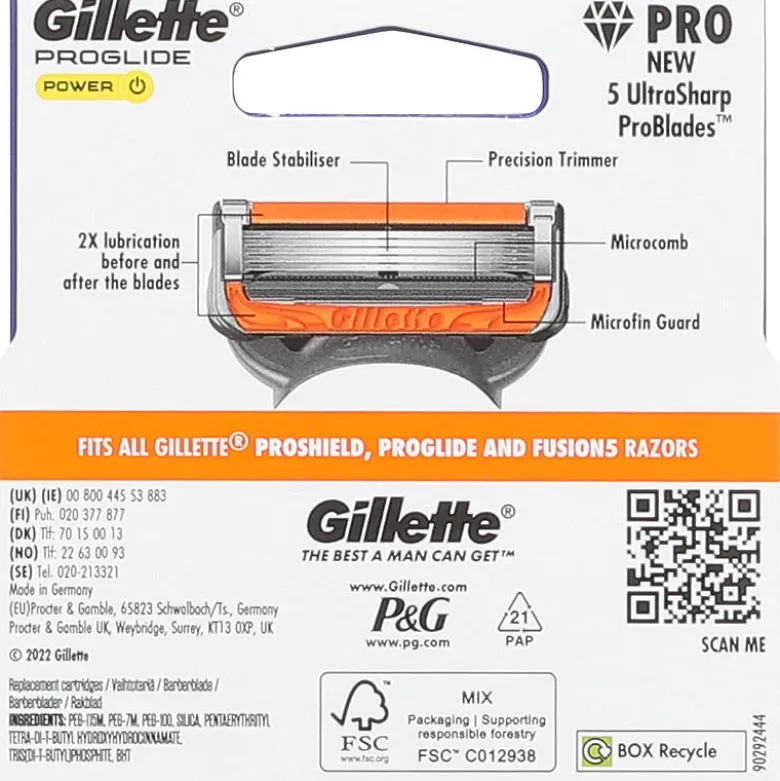 Gillette blader 4-pk