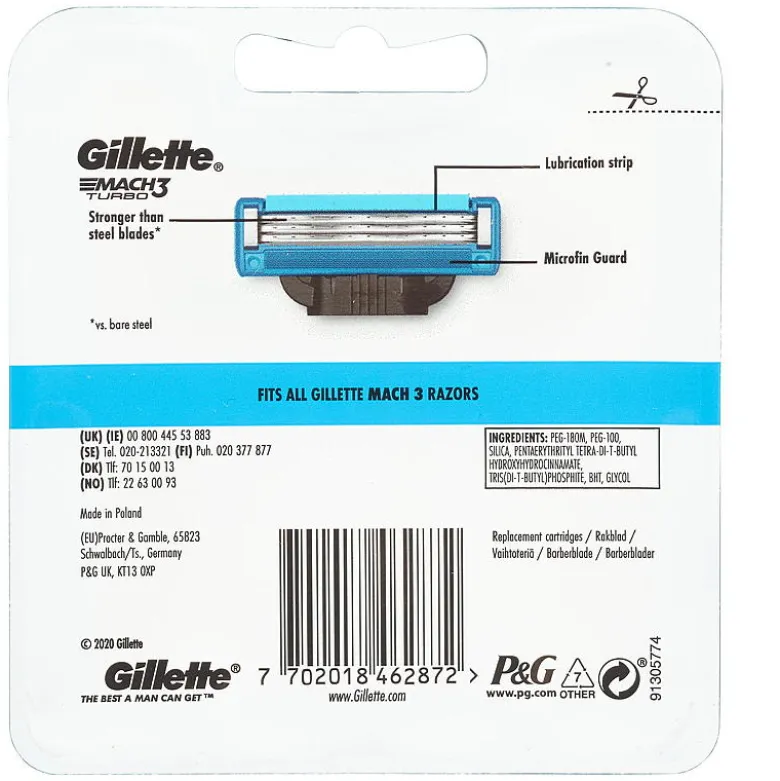 Gillette blader 6-pk