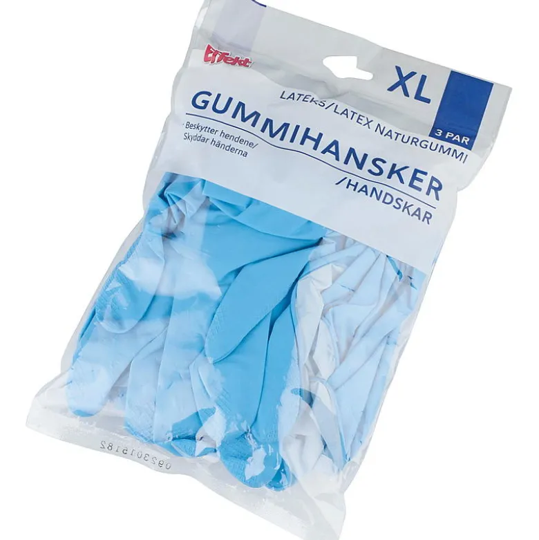 Gummihanske 3 par