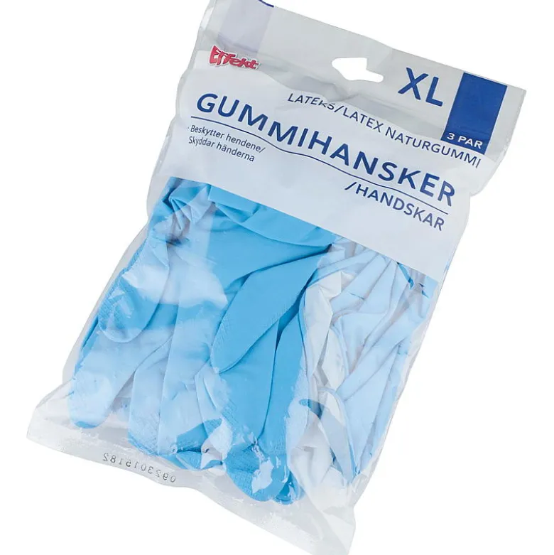 Gummihansker 3-pk
