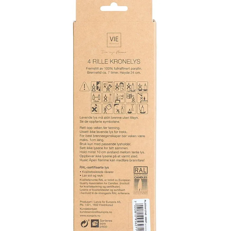 Kronelys 4-pk