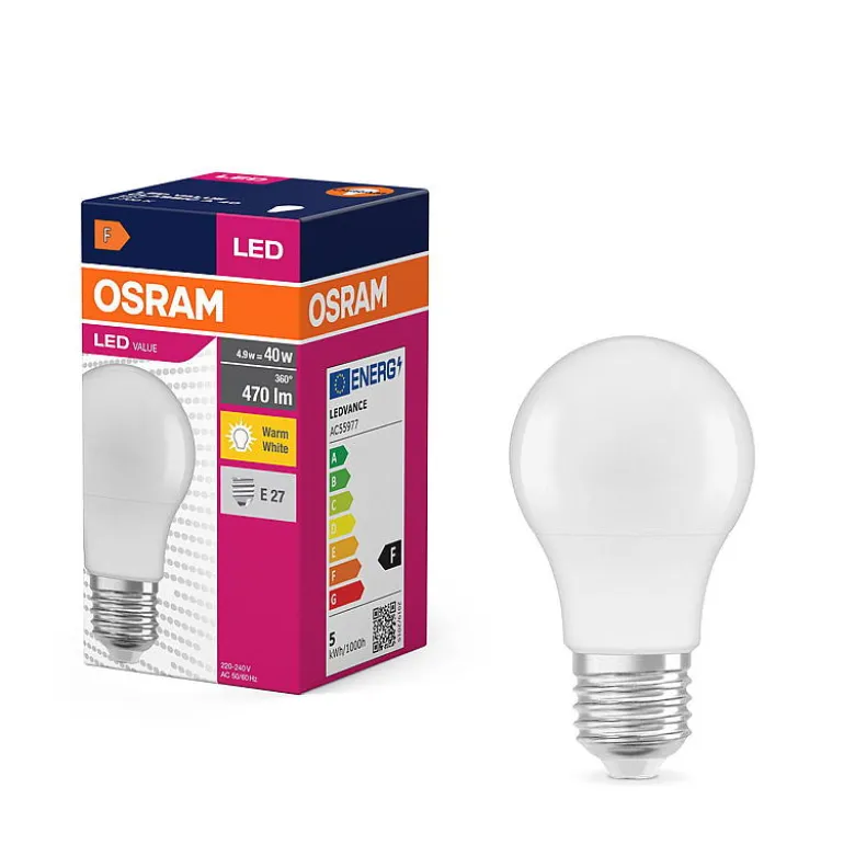Lyspære LED 470 lm