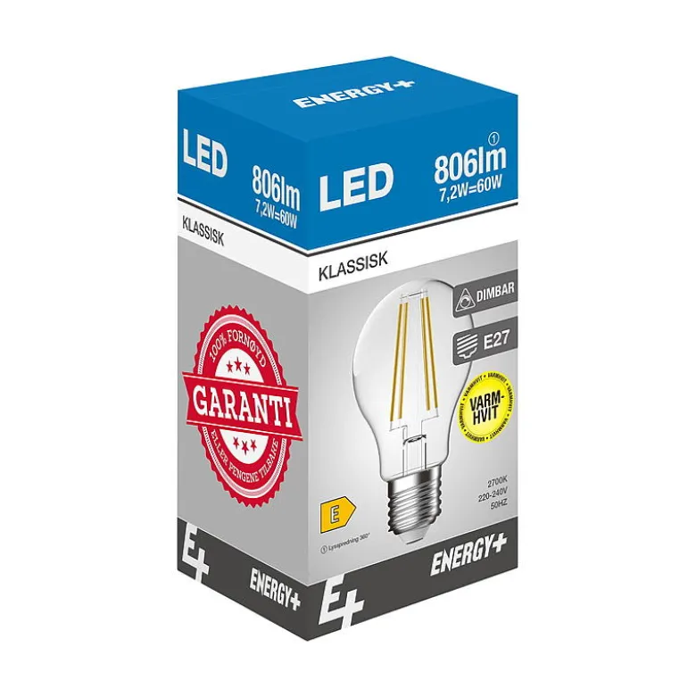 Lyspære LED 806 lm