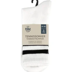Tennissokk 3-pk