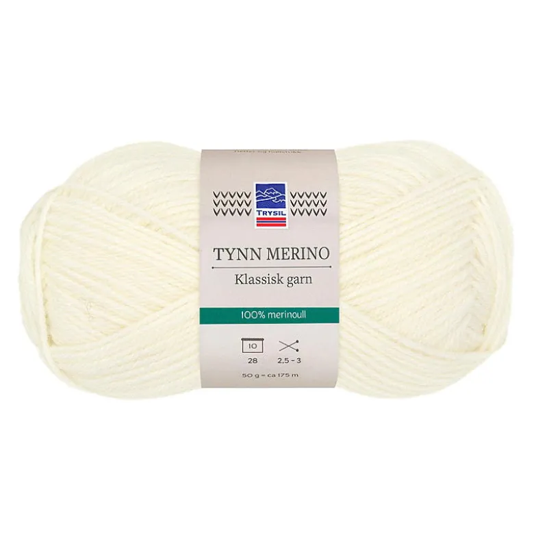 Tynn merino garn