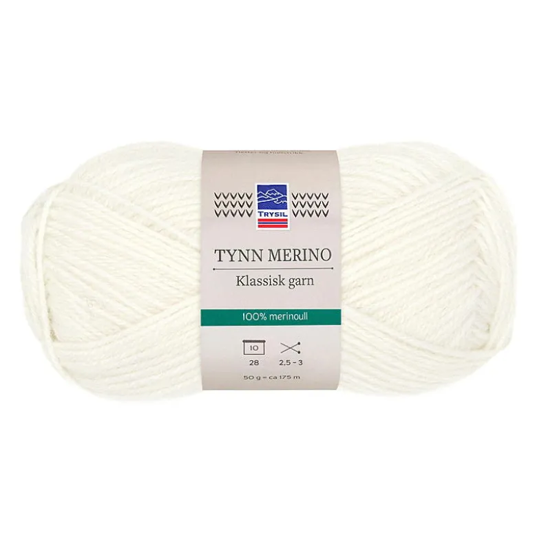 Tynn merino garn