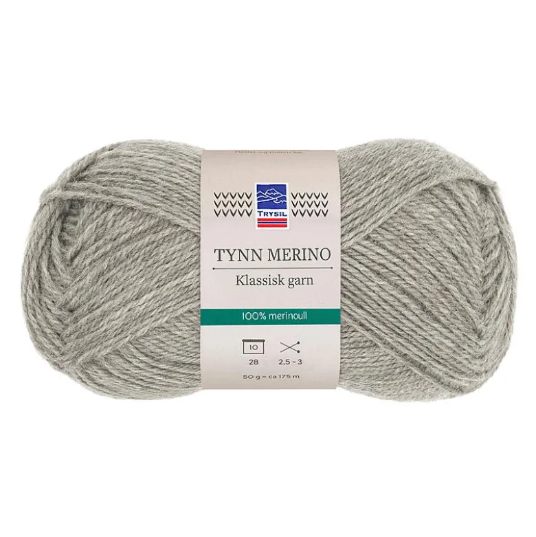 Tynn merino garn