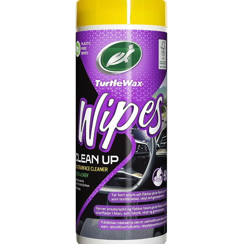 Wipes clean-up